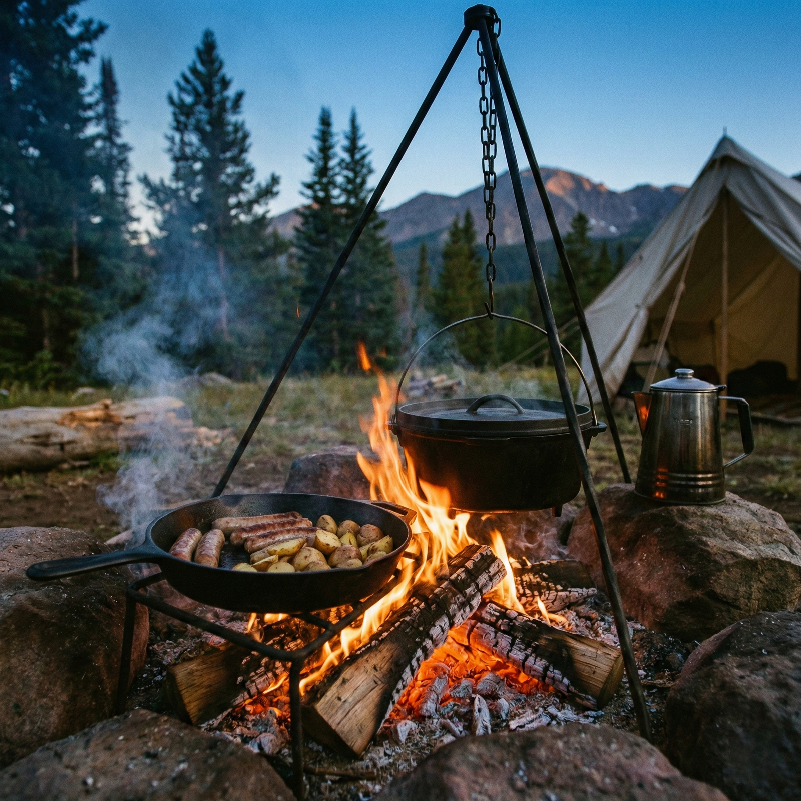 Campfire cooking